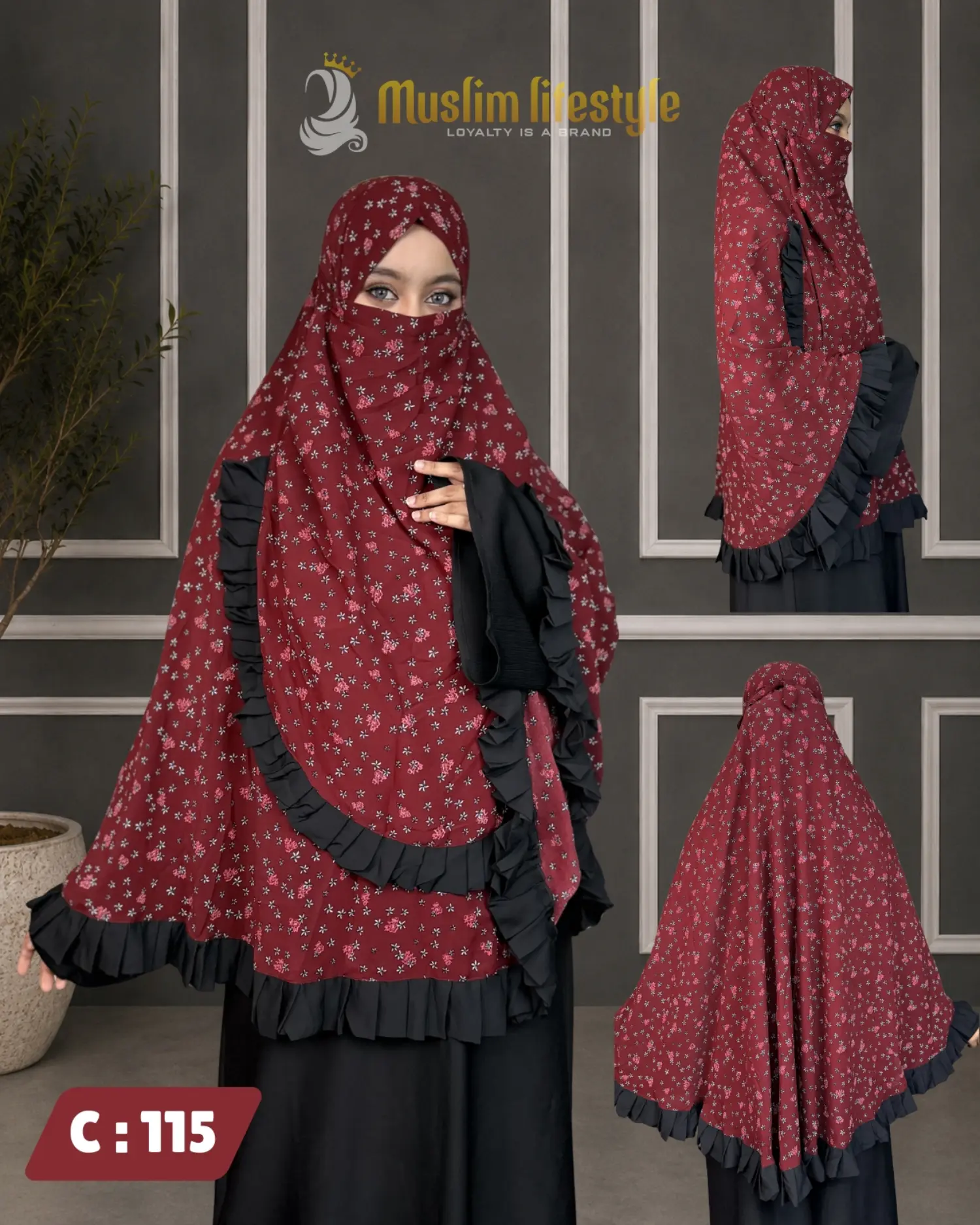 CHERRY BLOOM HIJAB