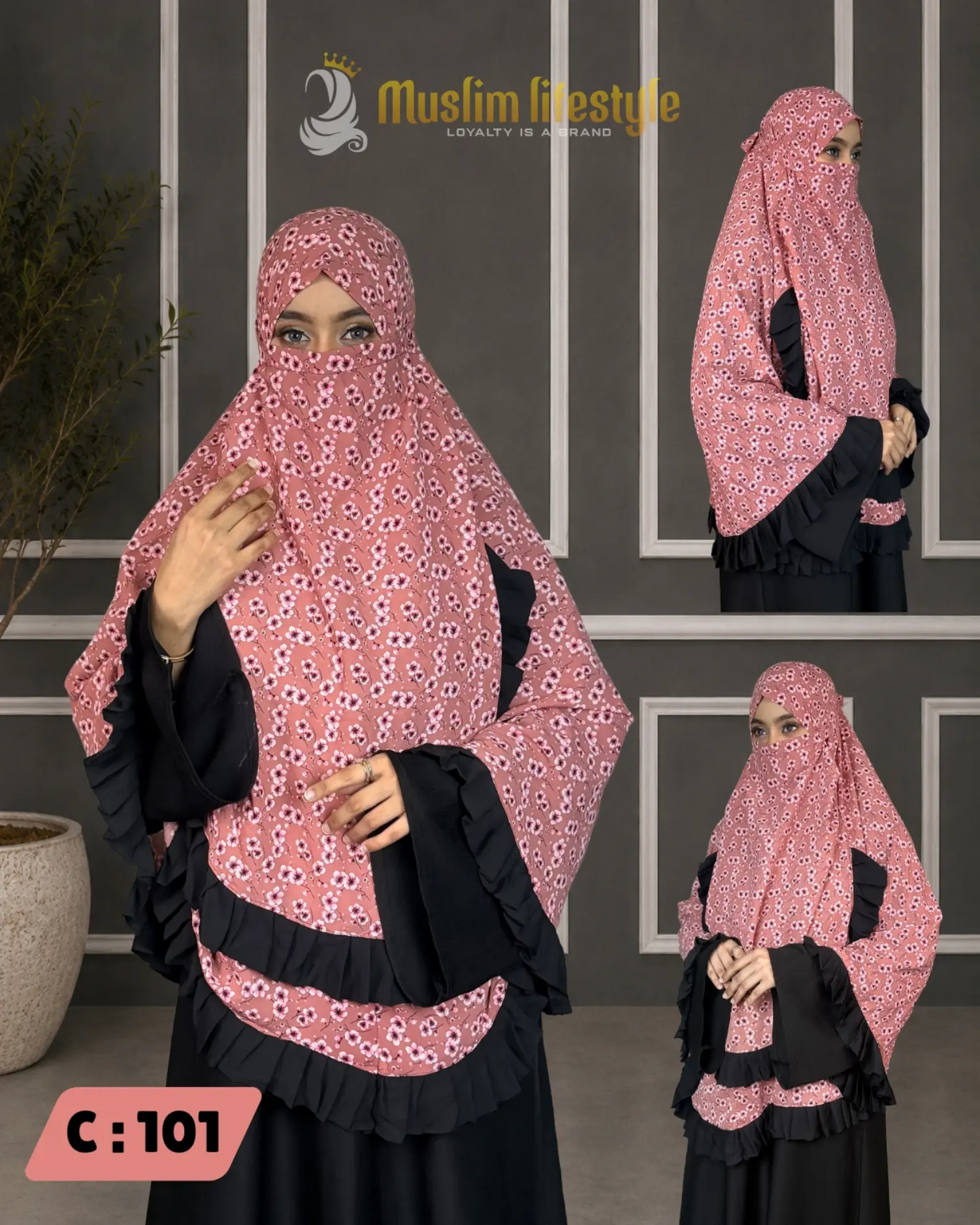 CHERRY BLOOM HIJAB