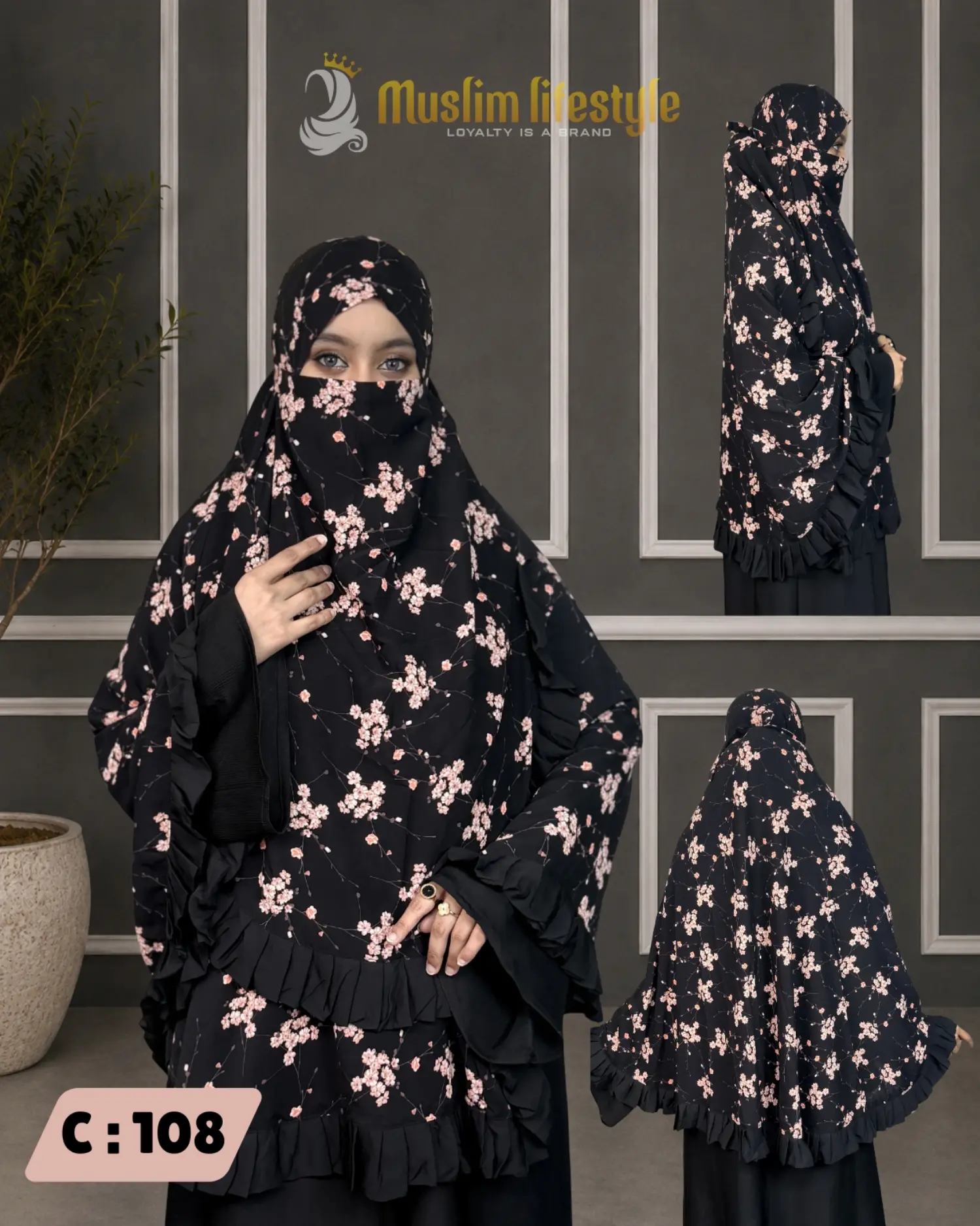 CHERRY BLOOM HIJAB