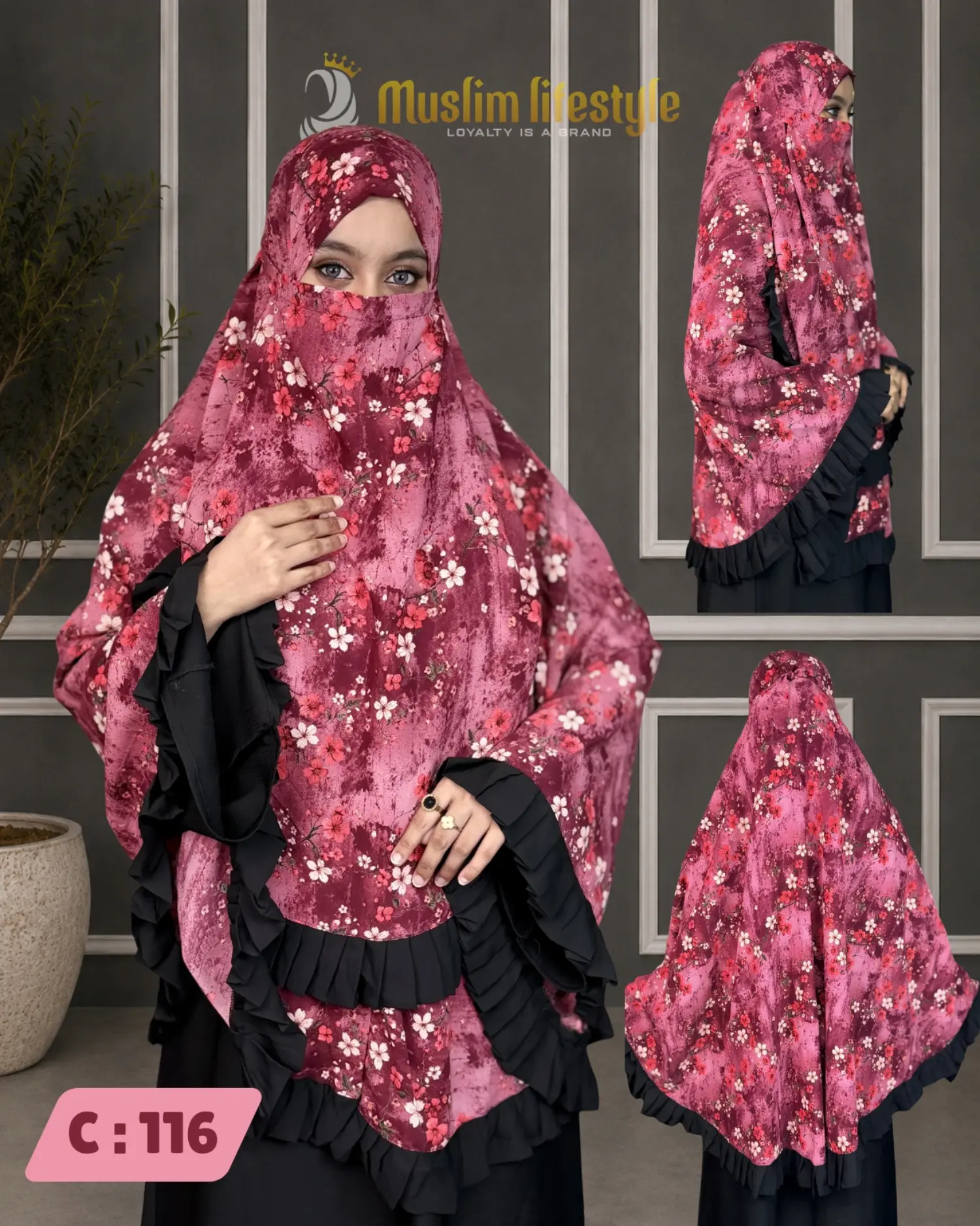 CHERRY BLOOM HIJAB