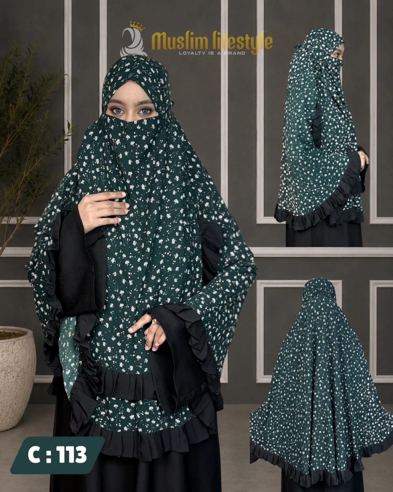 CHERRY BLOOM HIJAB