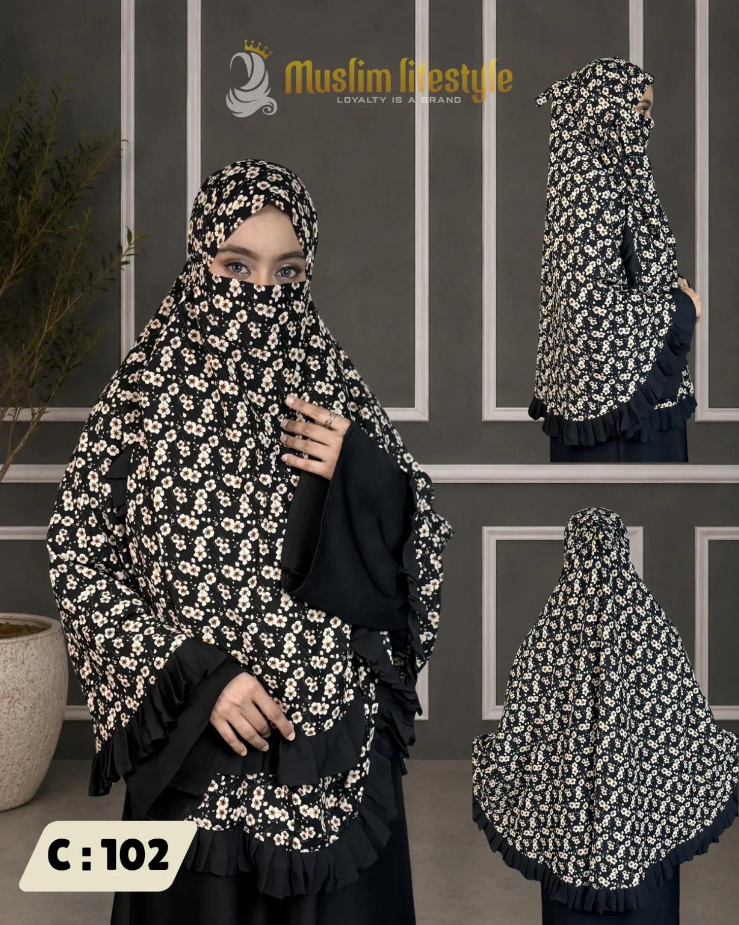 CHERRY BLOOM HIJAB